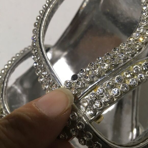 Viva Rhinestone Strappy Sandals (A10) - Picture 4 of 6